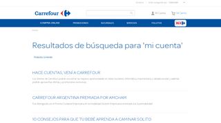 
                            3. mi cuenta | Carrefour