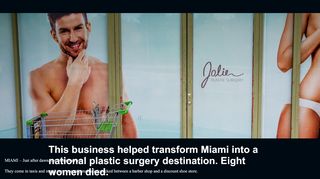 
                            5. Miami doctor's plastic surgery empire becomes Florida's deadliest clinics