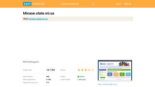 
                            5. Micase.state.mi.us: MiChildSupport - easycounter.com