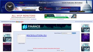 
                            9. miceolution.eu - All HYIP Monitors .com