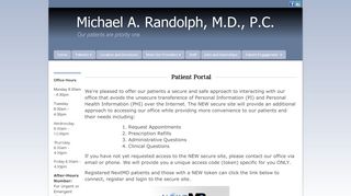 
                            6. Michael A. Randolph, M.D., P.C. - Portal