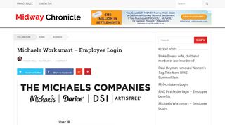 
                            9. Michaels Worksmart – Employee Login - Midway Chronicle