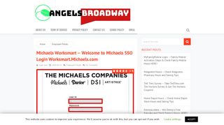 
                            3. Michaels Worksmart – Welcome To Michaels SSO Login Worksmart ...