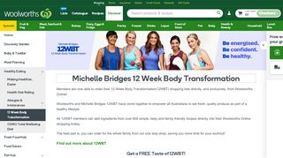 
                            3. Michelle Bridges 12WBT | Woolworths