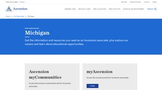 
                            2. Michigan | Ascension