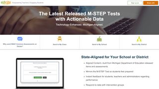 
                            6. Michigan Common Assessments: M-STEP Practice | Edcite