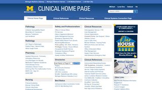 
                            2. Michigan Medicine Clinical Home Page