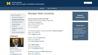 
                            8. Michigan State University – Louis Stokes Alliance for ...