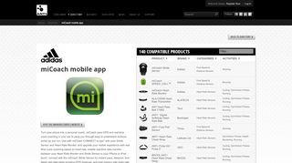 
                            4. miCoach mobile app - THIS IS ANT