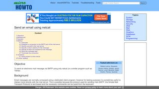 
                            1. microHOWTO: Send an email using netcat