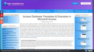 
                            1. Microsoft Access Templates And Database Examples