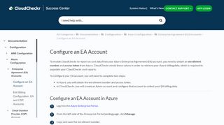 
                            8. Microsoft Azure Configuration — Enterprise Agreement (EA) Cost Data ...