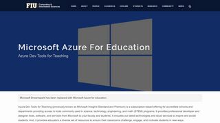 
                            8. Microsoft Azure for education | School of Computing and ...