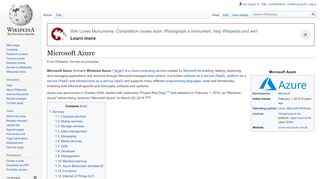 
                            9. Microsoft Azure - Wikipedia