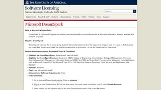
                            8. Microsoft DreamSpark | Software Licensing