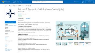 
                            5. Microsoft Dynamics 365 Business Central (trial)