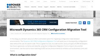 
                            7. Microsoft Dynamics 365 CRM Configuration Migration Tool ...