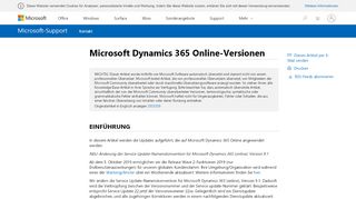 
                            6. Microsoft Dynamics CRM Online-Versionen