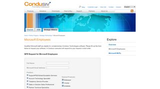 
                            3. Microsoft Employee Portal | Condusiv Technologies