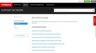
                            2. Microsoft Exchange - Rackspace