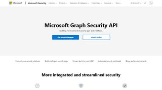 
                            3. Microsoft Graph Security API