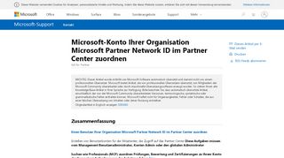 
                            8. Microsoft-Konto Ihrer Organisation Microsoft Partner ...