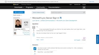 
                            9. Microsoft Lync Server Sign In