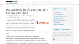 
                            2. Microsoft Office 365 | Cloud-Based Productivity | Gaithersburg ...