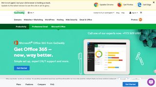 
                            9. Microsoft Office 365 - GoDaddy AE