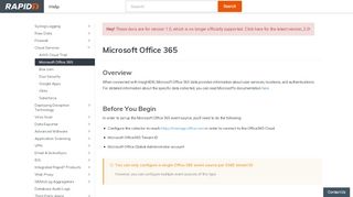
                            6. Microsoft Office 365 - InsightIDR - Rapid7
