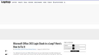 
                            3. Microsoft Office 365 Login Stuck in a Loop? Here's How to Fix It