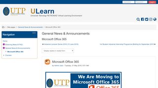 
                            7. Microsoft Office 365 - ULearn