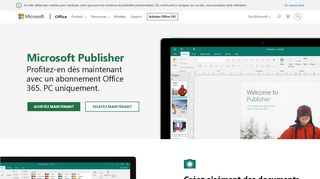 
                            3. Microsoft Publisher - Logiciel de PAO pour catalogue & flyers
