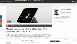
                            3. Microsoft Surface Go is Microsofts's Apple iPad ...