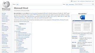 
                            8. Microsoft Word - Wikipedia