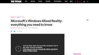 
                            9. Microsoft's Windows Mixed Reality: everything you need to know ...