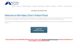 
                            1. Mid-Valley Clinic Patient Portal