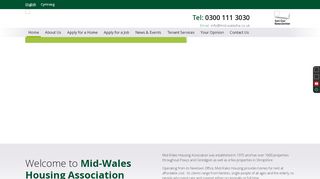 
                            3. Mid Wales Housing Association: Home