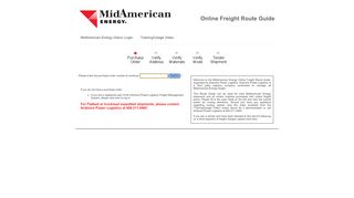 
                            3. MidAmerican Energy Freight Route Guide