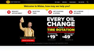 
                            3. Midas : Brakes, Tires, Oil Change, All of Your Auto Repair ...