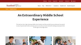 
                            8. Middle School | Stanford Online High School