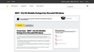 
                            1. MiFi® 3G/4G Mobile Hotspot by Novatel Wireless Support