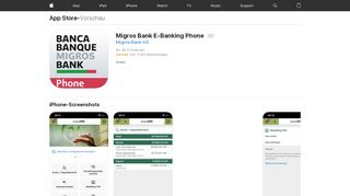 
                            9. Migros Bank E-Banking Phone im App Store