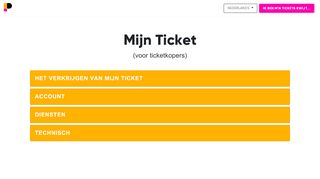 
                            11. Mijn Ticket – Paylogic Customer Service