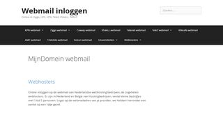 
                            10. MijnDomein webmail | Webmail inloggen