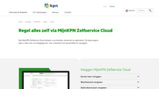 
                            1. MijnKPN Zelfservice Cloud | KPN Zakelijk