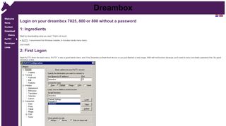 
                            2. Mike's Dreambox Page - MiLo Software