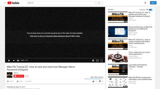 
                            8. MikroTik Tutorial 23 - How to view and reset User Manager ...