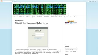 
                            8. Mikrotik User Manager as Radius Server - Blogger