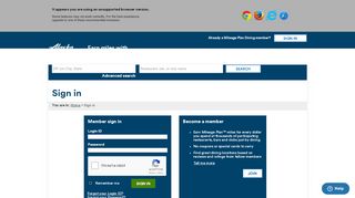 
                            9. Mileage Plan Dining - Member Sign in - Alaska Airlines